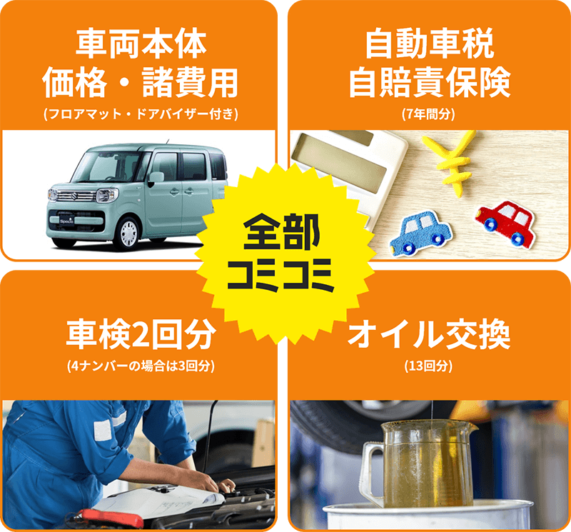 全部コミコミ